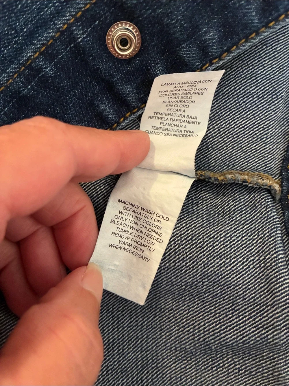 The Children’s Place Indigo Denim Jacket Distressed Jean Jackt